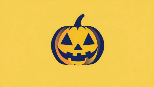 Layered vector jack-o-lantern icon with dual-tone shading.