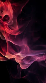 Volumetric light ribbons form layered translucent wave gradients