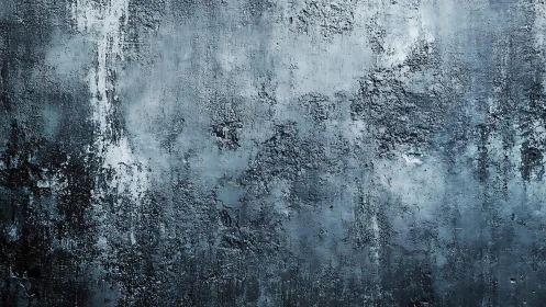 Grunge Concrete Wall Texture with Blue and Grey Abstract Finish.