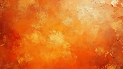 Molten sunrise drifts across a cracked, glowing canvas sky