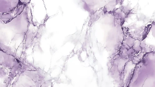 Purple and white marble texture shows diffuse veining patterns