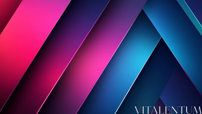 Neon gradient stripes intersect in a sleek abstract composition.