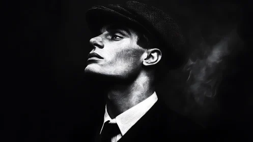 Moody portrait celebrates quiet strength in vintage style