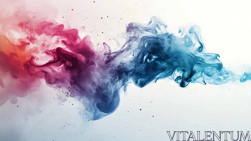 Soft color clouds drifting in a dreamy painted swirl.