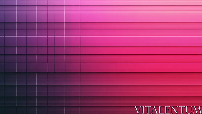 Horizontal gradient grid structure transitions from purple to pink