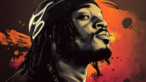 Sideways swagger bends into molten orange streetlight glow