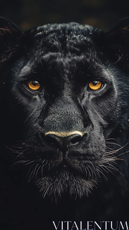 Black Panther with Golden Eyes.