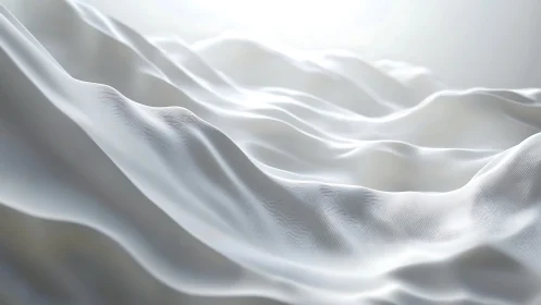 Silken dunes quietly ripple like moonlit waves in air