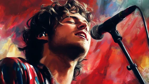 Brushstrokes of sound lift a passionate singer toward light