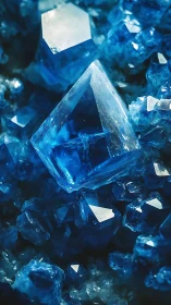 Sapphire geometry dreaming in an underwater crystal choir.