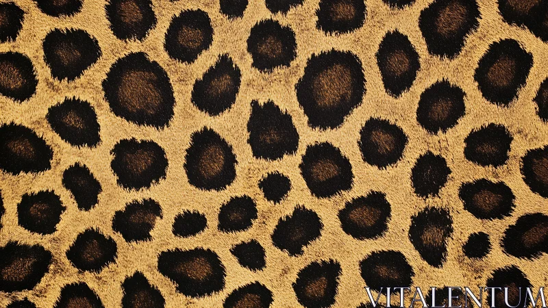 Leopard Spot Pattern Textile.