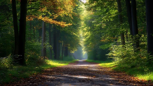 Cathedral Canopy: Where Emerald Giants Frame Golden Whispers.