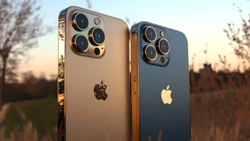 iPhone 12 Pro Max and Pro Camera Systems Display.