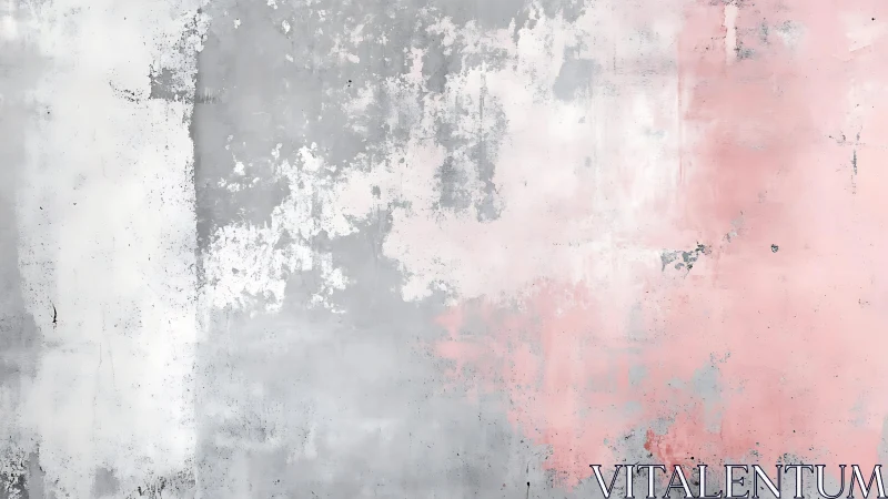 Abstract pastel wall texture with soft pink and gray tones.