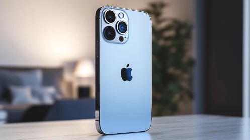 iPhone 12 Pro Max in Sierra Blue: Professional Product Showcase
