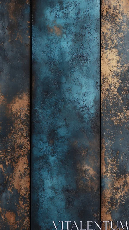 Rust kissed nebula panels in deep teal and ember bronze.