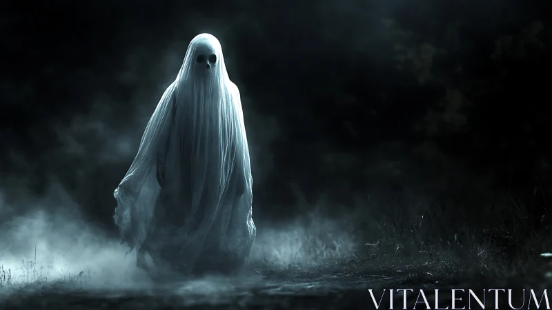 Midnight phantom glides through fog like pale unraveling thread