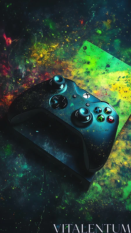 Cosmic Game Controller in Motion.