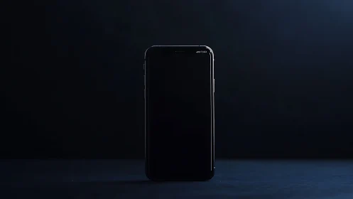 Contemporary Smartphone Rendered in Volumetric Lighting and Deep Shadow.
