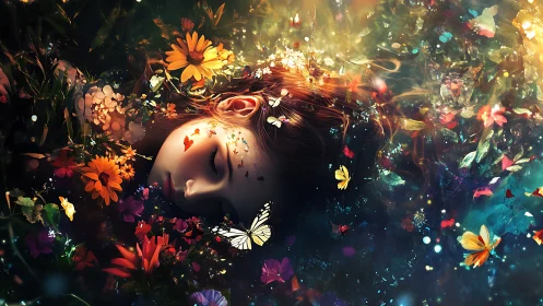 Dreaming in wildflowers and wandering butterflies.