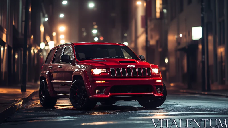 Crimson street sentinel claims the midnight city crossroads