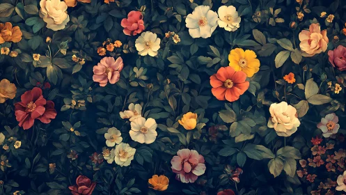 Garden Dreams with Vintage Blooms.