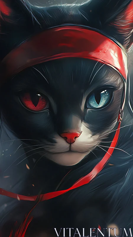 A Fearless Space Cat Ready for Adventure