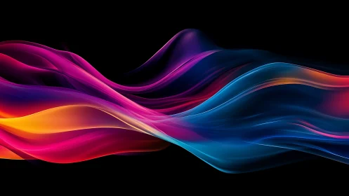 Multilayered luminous waveforms with high-saturation spectral gradients