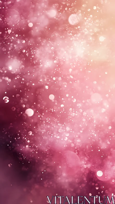 Stardust Ballroom of Blush Nebulas in Soft Focus.