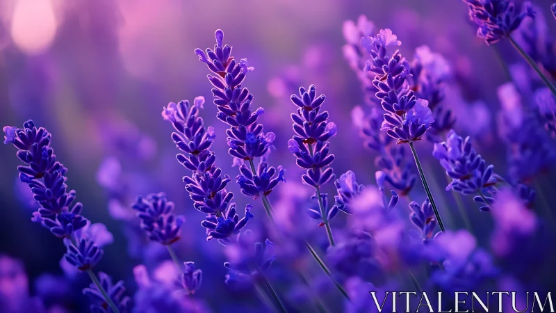 Purple Lavender Dream: Nature's Gentle Majesty.