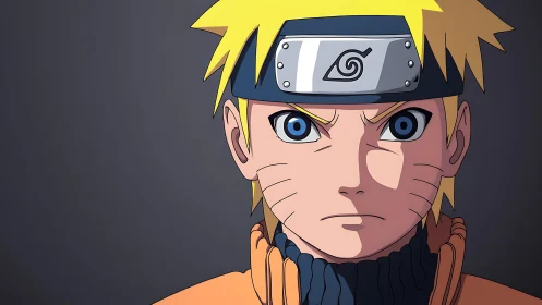 Symmetrical anime portrait with cel-shaded lighting and sharp line art