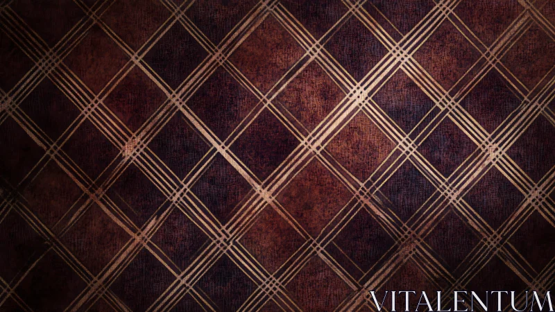 Vintage tartan lattice glows over textured, moody backdrop