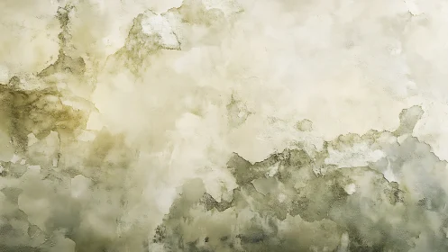 Weathered wall whispers with dreamy watercolor stains.