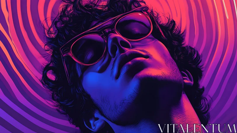 Neon dreamer drifts through ultraviolet sound waves. Period.