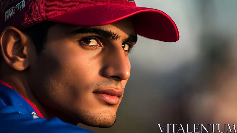 Photorealistic close-up portrait in shallow depth-of-field lighting.