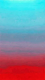 Color tides quietly trade cool turquoise skies for red heat