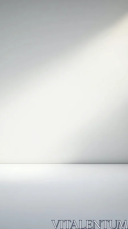 Minimalist illuminated wall-plane intersection under oblique light.