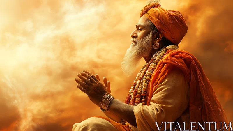 Sunlit sage leans into clouds, whispering prayers to warmth