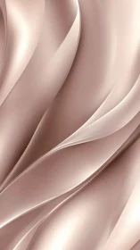 Silky champagne folds forming minimal abstract waves.
