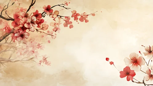 Cherry Blossoms Dance: A Serene Garden Dream.