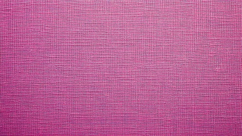 Pink woven textile texture with fine grid pattern surface.