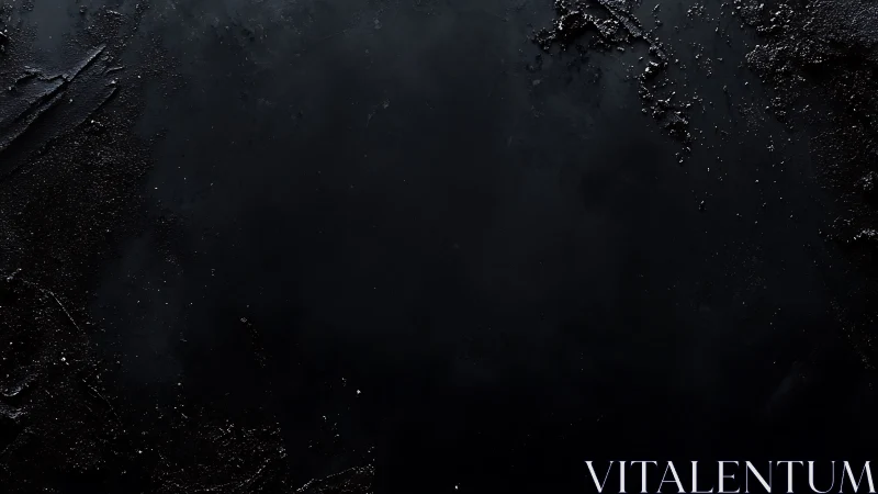 Textured black abstract surface reveals subtle tonal gradients