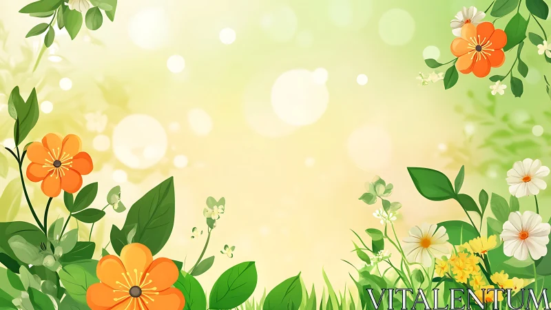 Cheerful Garden Blooms Bringing Joy to Your Day.