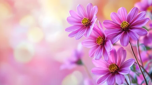 Cosmos bipinnatus specimen displaying deep magenta petals with yellow stamen architecture under soft