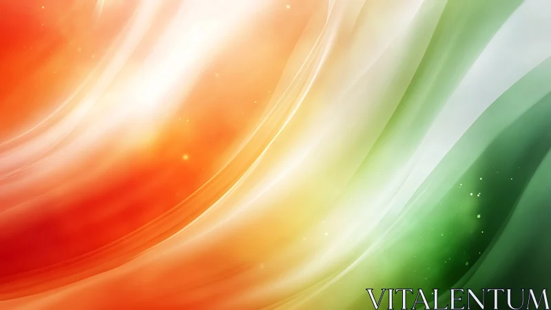 Tri-band spectral wavefield with luminous chromatic diffusion.