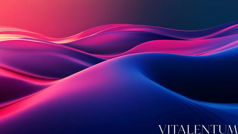 Neon gradient waveforms with fluid abstract contours.