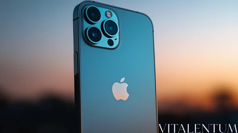 Pacific Blue iPhone Pro: Architectural Camera Design Study.