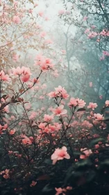 Atmospheric Magnolia Grove: Volumetric Botanical Depth Study.