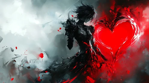 Shattered Sentinel: Love's Dark Metamorphosis.