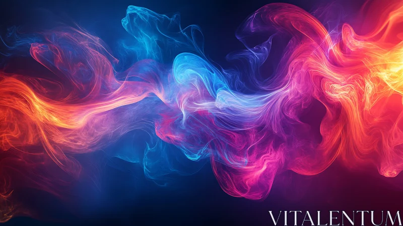 Luminous Colors Dance Through Cosmic Swirls